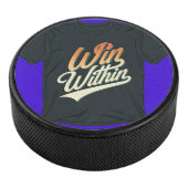 "Win van binnen" Hockey Puck (3/4)