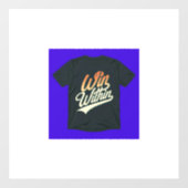 "Win van binnen" Raamsticker (Vel)