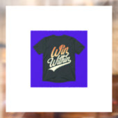 "Win van binnen" Raamsticker (Vel 2)