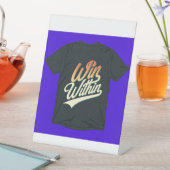 "Win van binnen" Reclamebord Met Voetstuk (Insitu)