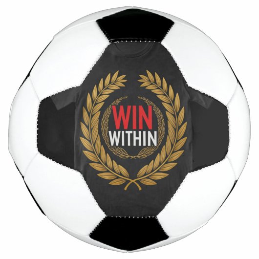 "Win van binnen" Voetbal (Voorkant)