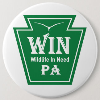 WIN vrijwilligersknop Ronde Button 6,0 Cm