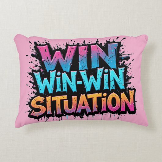WIN-WIN Situatie Accent Kussen (Voorkant)