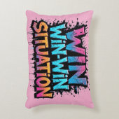 WIN-WIN Situatie Accent Kussen (Voorkant(Verticaal))