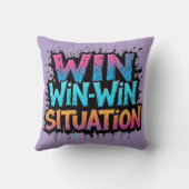 WIN-WIN situatie Kussen (Achterkant)