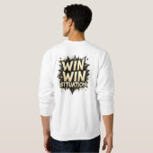 Win-win situatie T-shirt (Achterkant volledig)