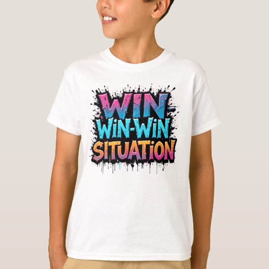 WIN-WIN situatie T-shirt (Voorkant)
