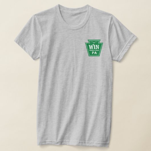 WIN Women’s Logo tee w/ QR code T-shirt (Laagn)