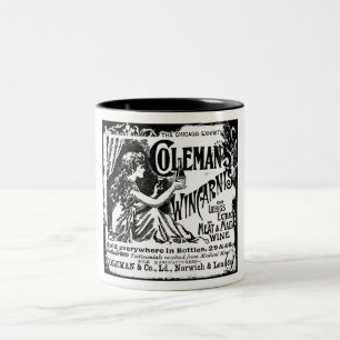 Wincarnis Tonic Ad Tweekleurige Koffiemok