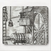 Winch voor water uit een mijn muismat (Voorkant)