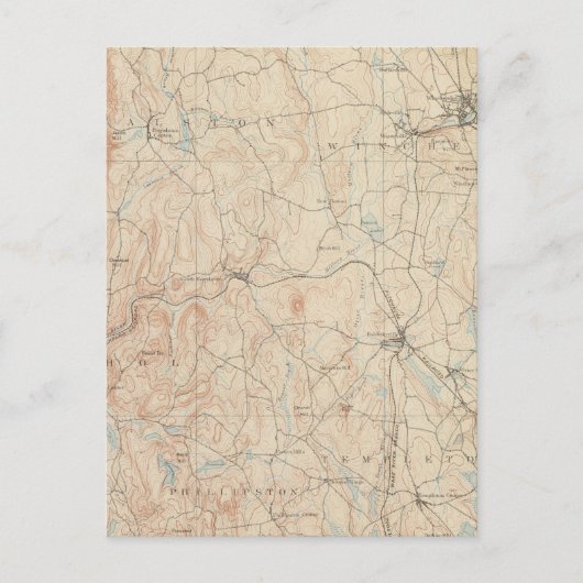 Winchendon, Massachusetts Briefkaart (Voorkant)