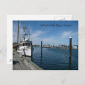 Winchester Bay, Oregon- briefkaarten (Voorkant / Achterkant)