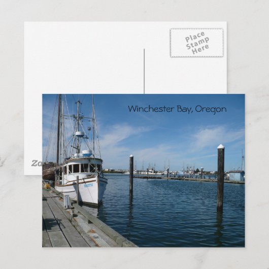 Winchester Bay, Oregon- briefkaarten (Voorkant / Achterkant)