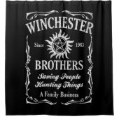 Winchester Bros sinds 1983 Douchegordijn (Voorkant)