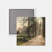 Winchester Cathedral, Hampshire, Engeland Magneet (Voorkant / Achterkant)