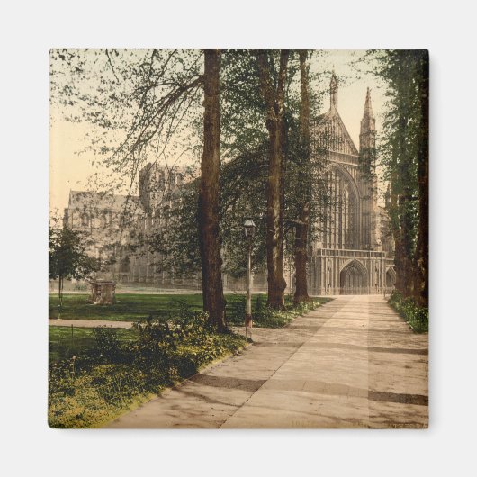 Winchester Cathedral, Hampshire, Engeland Magneet (Voorkant)
