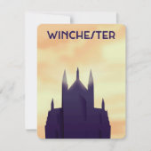 Winchester Cathedral-reisposter poster afdrukken (Voorkant)
