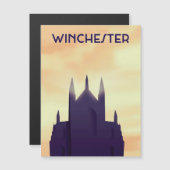 Winchester Cathedral-reisposter poster afdrukken (Voorkant / Achterkant)