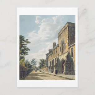 Winchester College Entrance with the Warden's Hous Briefkaart