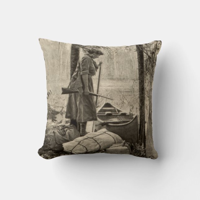  Winchester Firearm Pistool Home Decor Pillow Kussen (Voorkant)