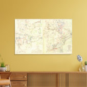 Winchester, Fisher's Hill, Cedar Creek Canvas Afdruk (Insitu (Woonkamer))