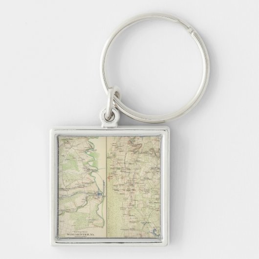 Winchester, Fisher's Hill, Cedar Creek Sleutelhanger (Voorkant)