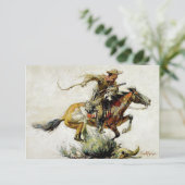 “Winchester Horse and Rider” door Philip R Goodwin Bedankkaart (Staand voorkant)