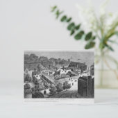 Winchester House, Southwark in ongeveer 1649 Briefkaart (Staand voorkant)