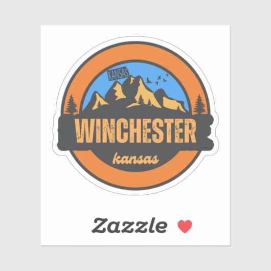 Winchester, Kansas Sticker (Vel)