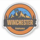 Winchester, Kansas Sticker (Voorkant)
