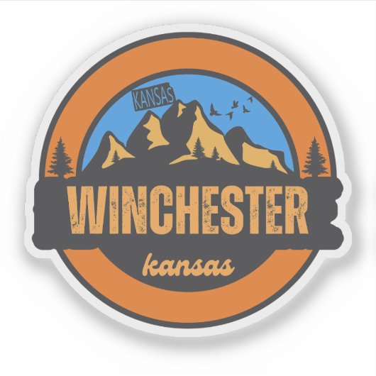 Winchester, Kansas Sticker (Voorkant)