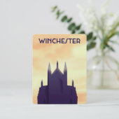 Winchester Kathedraal reisposter posterprint (Staand voorkant)