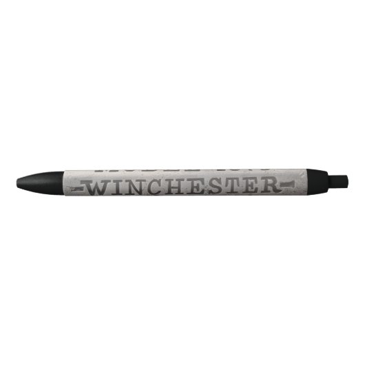 Winchester M1873 Rifle  Zwarte Inkt Pen (Voorkant)
