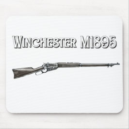 Winchester M1895 hefboom actie geweer Muismat