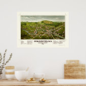 Winchester, NH Panoramic Map - 1887 Poster (Keuken)