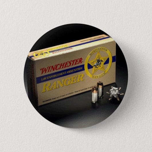 Winchester Ranger Pin Ronde Button 5,7 Cm (Voorkant)