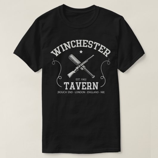 Winchester Tavern Fan Art T-shirt (Design voorkant)