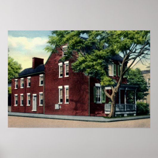 Winchester Virginia Cannon Ball House Poster (Voorkant)
