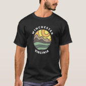 Winchester Virginia Mountains VA Vacation Souvenir T-shirt (Voorkant)