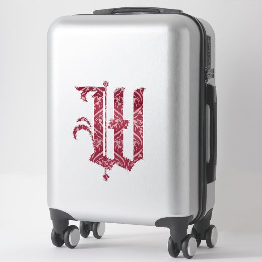 WINCHESTER -W- | Aangepaste naam | Gepersonaliseer Sticker (Koffer)