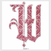 WINCHESTER -W- | Aangepaste naam | Gepersonaliseer Sticker (Vel)