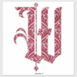 WINCHESTER -W- | Aangepaste naam | Gepersonaliseer Sticker