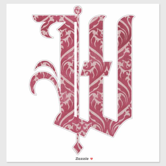 WINCHESTER -W- | Aangepaste naam | Gepersonaliseer Sticker (Vel)