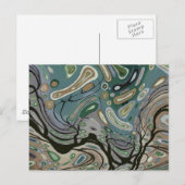 Wind - Abstract Briefkaart (Voorkant / Achterkant)