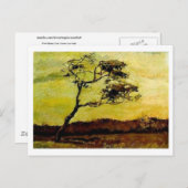 Wind-Beaten Tree, Vincent van Gogh Briefkaart (Voorkant / Achterkant)