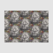 Wind Beneath My Wings Lion Butterfly Wildlife Art Tissuepapier (Voorkant)