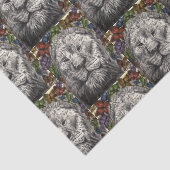 Wind Beneath My Wings Lion Butterfly Wildlife Art Tissuepapier (Detail)