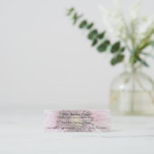 Wind Blown Poppy Mini Visitekaartje (Staand voorkant)