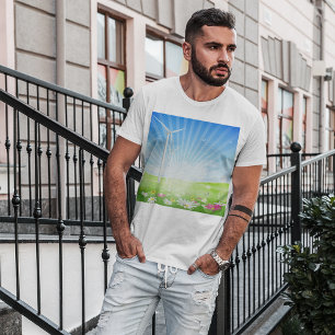 Wind Boerderij Mannen T-shirt