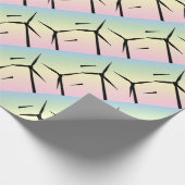 Wind Boerderij Morning Cadeaupapier (Hoek)